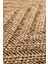 Boho 02 Naturel Yuvarlak Jüt Halı Yolluk Jüt Taban Jüt Kilim Hasır Halı Otantik Bohem Halı 7