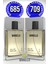 Parfüm 685 Erkek Fresh 50 Ml + 709 Erkek Oriental 50 Ml Edp 1
