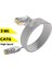 3 Metre Cat6 Internet Kablosu Ethernet Utp Patch High Speed Açık Gri (3 Metre) 1