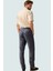 Erkek Regular Fit Keten Pantolon Yüksek Bel Straight Kalıp Günlük Kullanım Kaliteli Malzeme 3