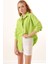 3900 Oversize Uzun Basic Gömlek - G.yeşil 2
