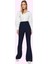 Kadın Yüksek Bel Ispanyol Paça Flare Pantolon Günlük Şık Tarz Hafta Sonu Dayanıklı Malzeme 1