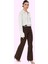 Kadın Yüksek Bel Geniş Paça Dokuma Pantolon Günlük ve Iş Stilleri Için Yaz Aylarının Vazgeçilmezi 2