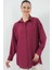 Çizgili Uzun Gömlek Tunik 5963 - Bordo 1
