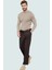 Erkek Baggy Fit Boru Paça Pantolon Düz Desen Günlük Kombinler Hafta Sonu Dayanıklı Malzeme 1