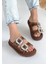 Bernishoes Juana Taba Nubuk Taşlı Terlik 1