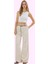 Kadın Geniş Paça Pantolon Yüksek Bel Wide Leg Finike Dokuma Yazlık Yaz Aylarının Vazgeçilmezi 1