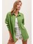 20153 Tek Cepli Oversize Gömlek - E.yeşil 4