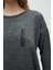Cep Taşlı Triko Basic T-Shirt 4