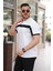 Erkek Şerit Detaylı Kısa Kollu T-Shirt 2