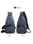 Unisex Kanvas Kumaş USB Kulaklık Çıkışı Crossbody Çanta Omuz Çantası Göğüs Çantası Bel Çantası (Yurt Dışından) 1