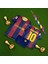 Efsane Barcelona Ronaldinho Çocuk Halı Saha Forması 4