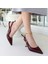 Bernishoes Zalin Bordo Rugan Topuklu Ayakkabı 4