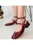 Bernishoes Karmi Mürdüm Cilt Topuklu Ayakkabı 4