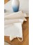 Rosehan Üçgen Uçlu Organik Ham Keten Runner 40 x 150 cm 3