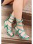 Bernishoes Yuray Yeşil Saten Topuklu Ayakkabı 3