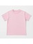 Unisex Basic Pamuklu Oversize Toz Pembe Çocuk Tişört 3