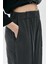 Beli Lastikli Nervürlü Bol Paça Pantolon 3
