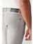 Erkek Açık Gri Berlin Eskitme Yıkamalı Esnek Slim Fit Dar Kesim Jean Pantolon E003512 7