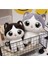 Kedi Peluş Oyuncak Anime Kawaii Kedi Oyuncak Peluş Uyku Arkadaşı Tatlı Yumoş 35CM Gri 2
