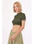 Kadın Kısa Kol Crop 3