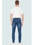 Erkek Slim Fit Dar Kesim Denim Kot Pantolon Esnek Kumaş Günlük Kullanım Yaz Aylarının Vazgeçilmezi 3
