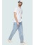 Erkek Baggy 90S Straight Fit Kot Pantolon Normal Bel Denim Günlük Kombinler Modern Tasarım 1