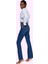 Kadın Yüksek Bel Uzun Boy Flare Jean Denim Günlük Kombinler Hafta Sonu Yaz Aylarının Vazgeçilmezi 3
