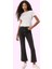 Kadın Crop Flare Jean Normal Bel Uzun Boy Comfort Dokuma Günlük Kullanım Dayanıklı Malzeme 1