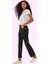 Kadın Crop Flare Jean Normal Bel Uzun Boy Comfort Dokuma Günlük Kullanım Dayanıklı Malzeme 2