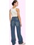 Kadın Yüksek Bel Geniş Paça Jean Pamuk Günlük Kombinler Hafta Sonu Yaz Aylarının Vazgeçilmezi 3