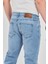 Erkek Slim Dar Kesim Pamuklu Esnek Jean Kot Denim Pantolon 3