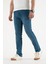 Erkek Slim Dar Kesim Pamuklu Esnek Jean Kot Denim Pantolon 6