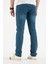 Erkek Slim Dar Kesim Pamuklu Esnek Jean Kot Denim Pantolon 8