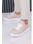 Soft Bej Günlük Sneaker Erkek Ayakkabısı Ortopedik Tabanlı M801 3
