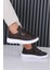 Soft Kahverengi Günlük Sneaker Erkek Ayakkabısı Ortopedik Tabanlı M801 2
