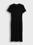 Lcw Vision Siyah Bisiklet Yaka Bodycon Elbise 1