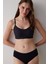 Siyah Fit Dikişsiz Balensiz Push Up Sütyen 2