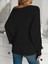 Kadın Uzun Kollu Tek Omuzu Açık Triko Bluz 2