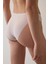 Ekru Zero Gram Dikişsiz Iz Yapmayan Normal Bel Slip Külot 2