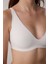 Ekru Fit Çıkarılabilir Kaplı Dikişsiz Balensiz Dekolte Sütyeni 4