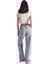 Kadın Pamuk Denim Wide Leg Pantolon Normal Bel Düz Desen Rahat Günlük Kullanım Özel Günler 3