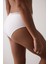 Ekru Düşük Bel Pamuklu Hipster Külot 3