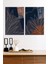 Soyut Minimalist Tasarım 2'li Cam Tablo Seti, Modern Ev ve Ofis Dekoru, Hediyelik Duvar Dekorasyonu 1