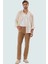 Erkek Regular Chino Pantolon Renk Slim Fit Italyan Kesim Boru Paça Iş ve Günlük Hafta Sonu 2