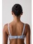 Çizgili Lotus Işlemeli Balenli Toparlayıcı Straplez Sütyen 4