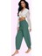 Kadın Lastikli Paça Dokuma Pantolon Pamuk Yazlık Plaj Giyim Günlük Kullanım Modern Tasarım 1