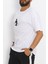 Gıronda Ön Arka Baskılı Erkek Tişört Beyaz - 20031.1567. 6