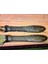 1960 Lar Fransız Gümüş Kaplama Servis Seti Çatal 27,5 cm Bıçak 31,5 cm 3