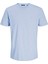Jack&jones Blatropic Solid Erkek Mavi Yuvarlak Yaka Tişört 2